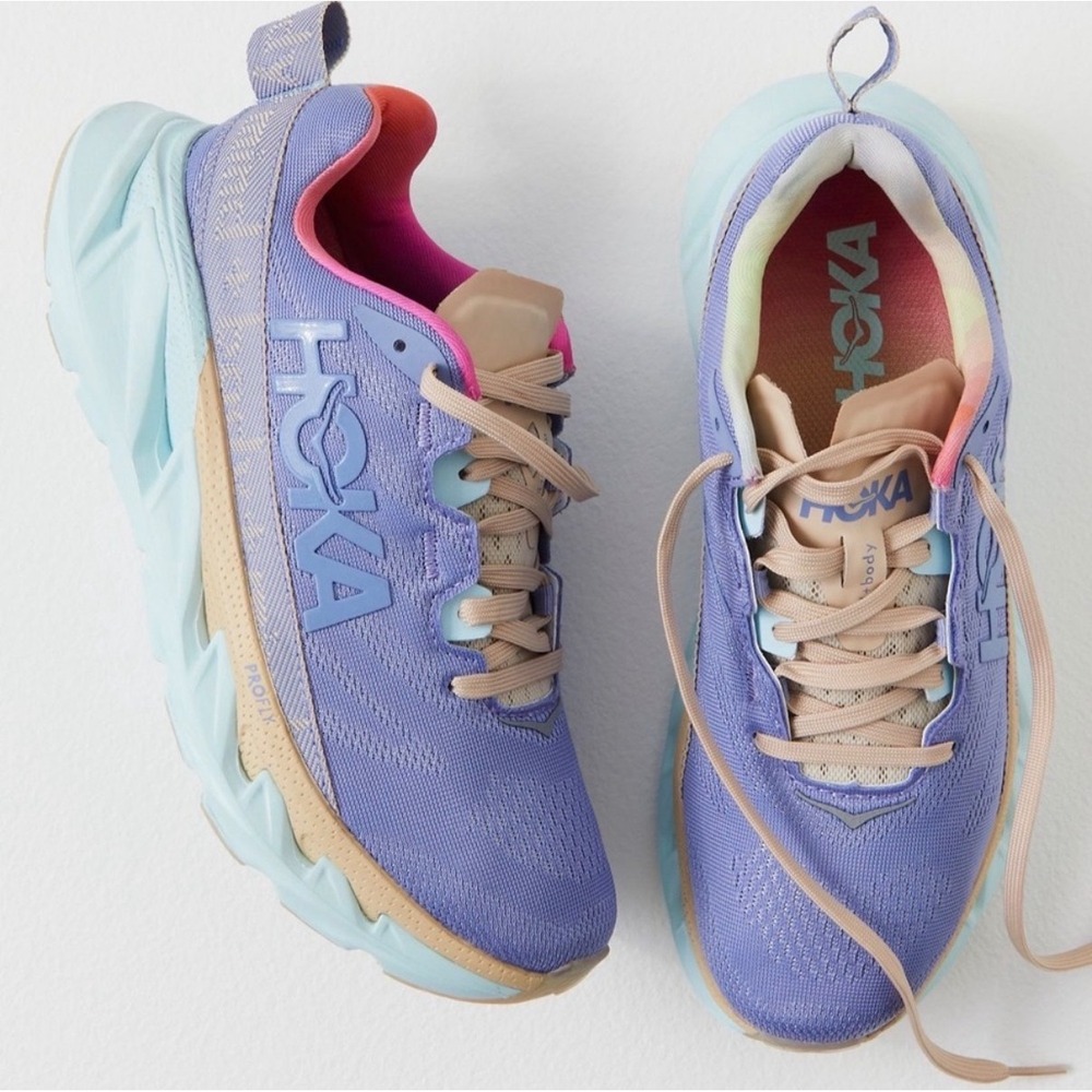 HOKA Elevon 2 Unisex Athletic Running Shoes Sneakers Purple Pastel 13M or 14W